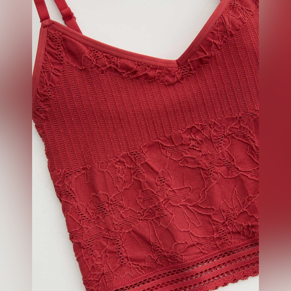 Aerie super chill red cami - Picture 1 of 9